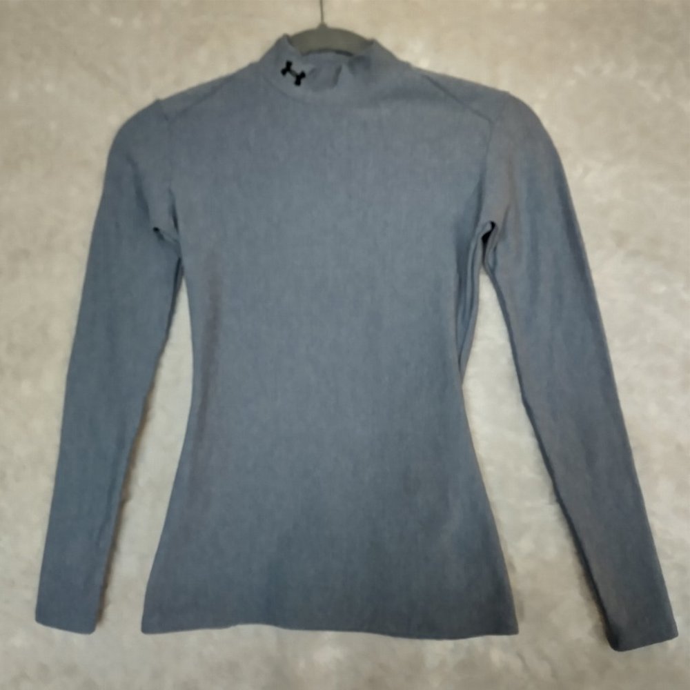 UNDER ARMOUR FITTED COMPRESSION MOCK NECK SM